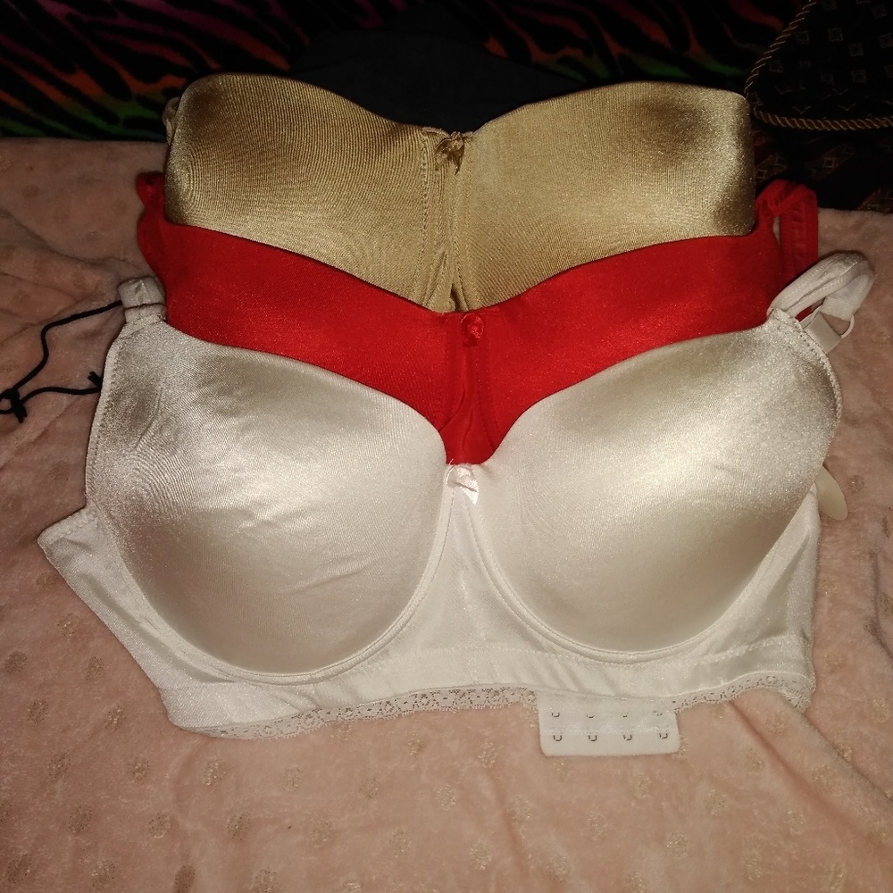 3 Women's Full Figure Bras size 46DD